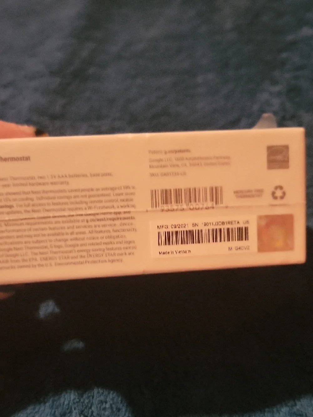 Google Nest Thermostat -NIB